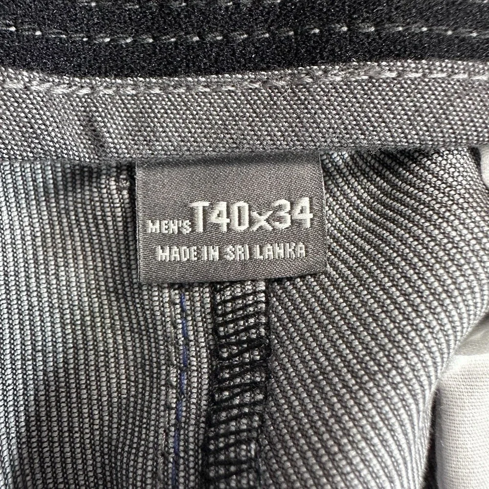 NWT Eddie Bauer Men's Flex Wrinkle Resistant Sport Chino Pant Gray Sz 40/34 Tall